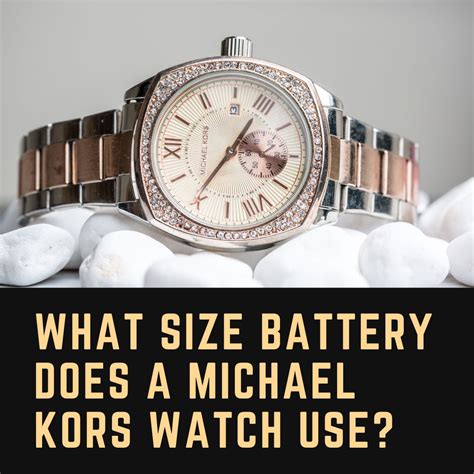 michael kors watch men battery|Michael Kors Watch battery life.